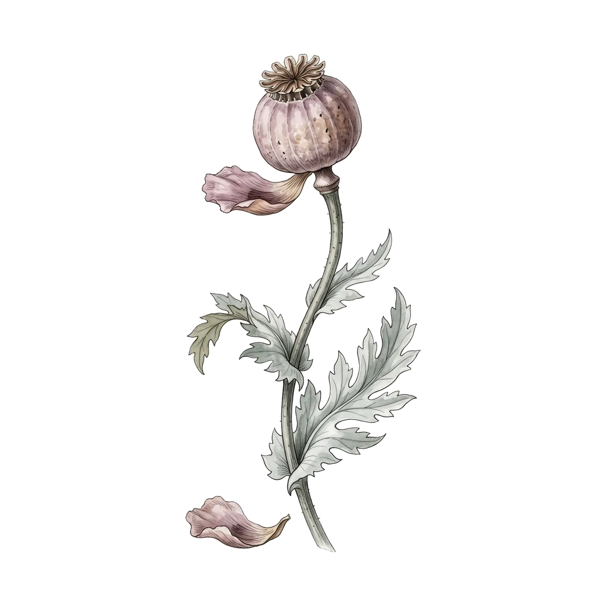 Aquarelle de la carte Le Flétrissement