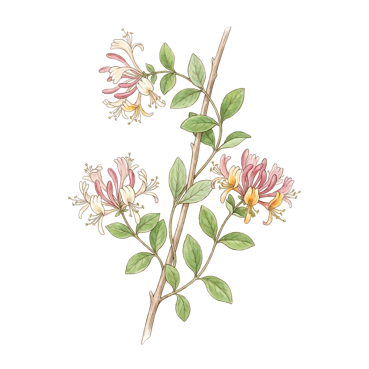 Aquarelle de la carte L’Enlacement
