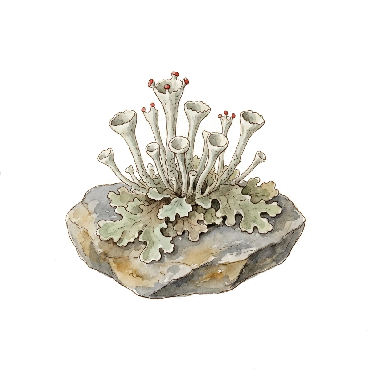 Aquarelle de la carte La Lenteur